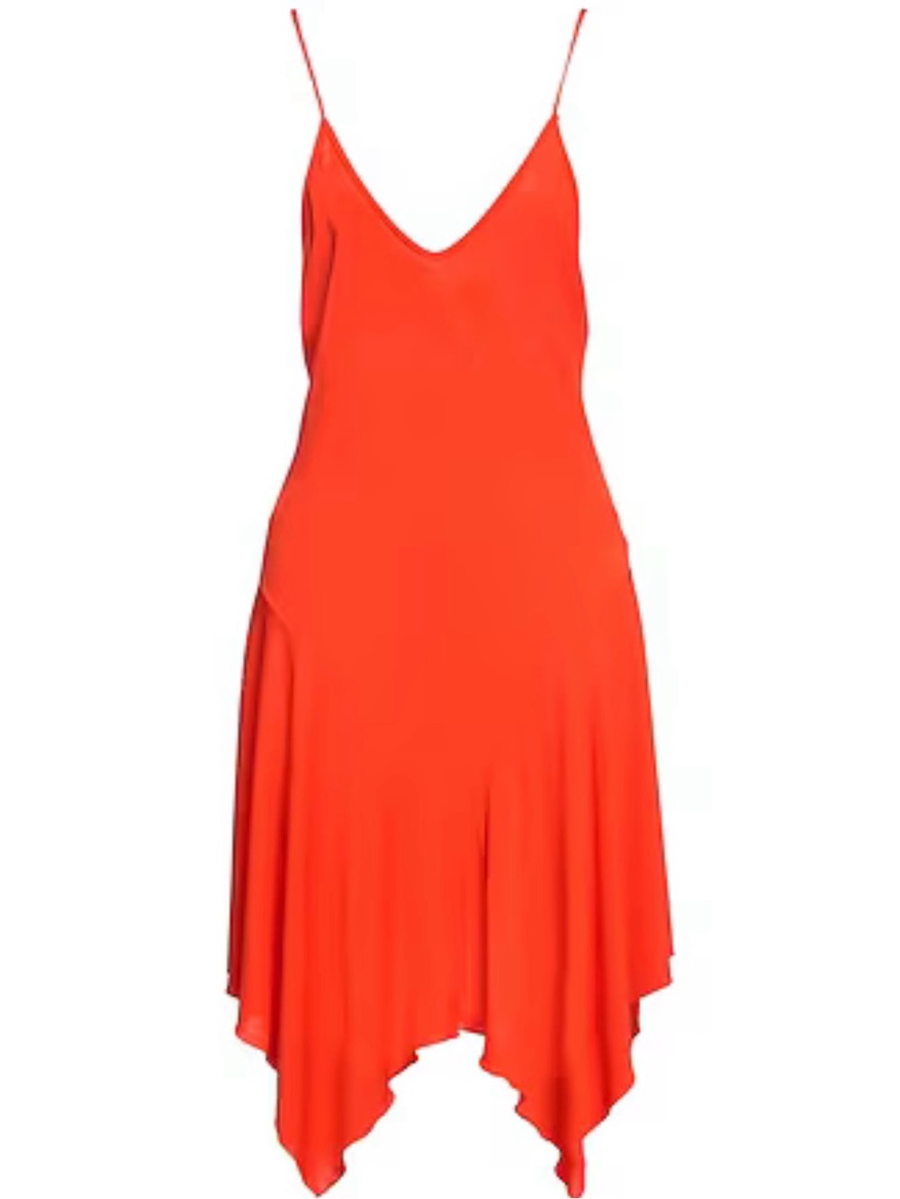 Women's Slip Dress in Bright Orange